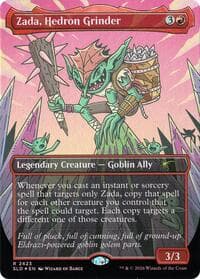Zada, Hedron Grinder (Display Commander) - Thick Stock - Secret Lair Drop Series - Magic: The Gathering card