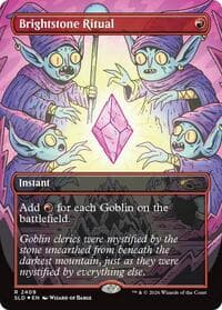 Brightstone Ritual - Secret Lair Drop Series - Magic: The Gathering card