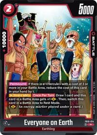 Everyone on Earth - Cross Force - Dragon Ball Super: Fusion World card