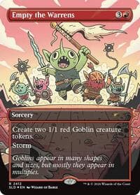 Empty the Warrens - Secret Lair Drop Series - Magic: The Gathering card