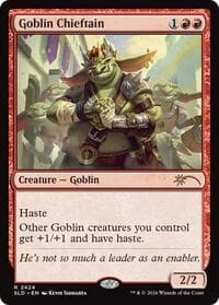 Goblin Chieftain (2424) - Secret Lair Drop Series - Magic: The Gathering card