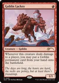 Goblin Lackey (2425) - Secret Lair Drop Series - Magic: The Gathering card