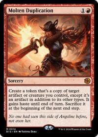 Molten Duplication - Promo Pack: Secrets of Strixhaven - Magic: The Gathering card