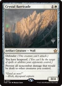 Crystal Barricade - Promo Pack: Secrets of Strixhaven - Magic: The Gathering card