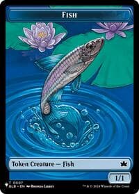 Fish (BLB) // Kobolds of Kher Keep (MKC) Double-sided Token - The List Reprints - Magic: The Gathering card