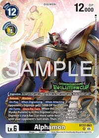 Alphamon (Evolution Cup 2026 Vol. 2) - Cyber Eden - Digimon Card Game card