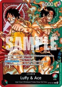 Luffy & Ace - ST-30: Starter Deck 30 EX Luffy & Ace - One Piece Card Game card