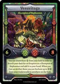 Vesuvituga - Champion of Hephaestus - Divine Champions: Sunstrike Starter Decks - Elestrals card