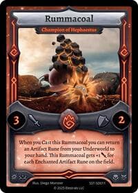 Rummacoal - Champion of Hephaestus - Divine Champions: Sunstrike Starter Decks - Elestrals card