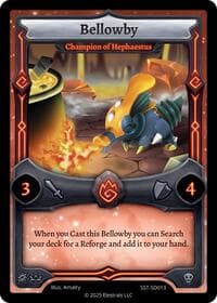 Bellowby - Champion of Hephaestus - Divine Champions: Sunstrike Starter Decks - Elestrals card