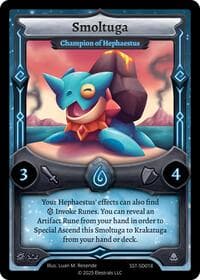 Smoltuga - Champion of Hephaestus - Divine Champions: Sunstrike Starter Decks - Elestrals card