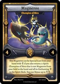 Magneros - Champion of Hera - Divine Champions: Sunstrike Starter Decks - Elestrals card