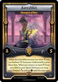 Astrabbit - Champion of Hera - Divine Champions: Sunstrike Starter Decks - Elestrals card