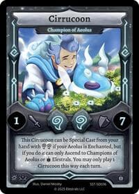 Cirrucoon - Champion of Aeolus - Divine Champions: Sunstrike Starter Decks - Elestrals card