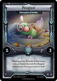 Peagust - Champion of Aeolus - Divine Champions: Sunstrike Starter Decks - Elestrals card
