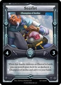 Soarlet - Champion of Aeolus - Divine Champions: Sunstrike Starter Decks - Elestrals card