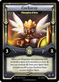 Cockaray - Champion of Ares - Divine Champions: Sunstrike Starter Decks - Elestrals card