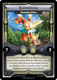 Roominous - Champion of Ares - Divine Champions: Sunstrike Starter Decks - Elestrals card