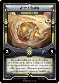Armadawn - Champion of Ares - Divine Champions: Sunstrike Starter Decks - Elestrals card