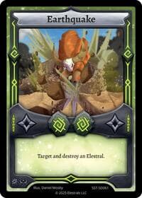 Earthquake - Divine Champions: Sunstrike Starter Decks - Elestrals card