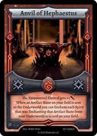 Anvil of Hephaestus - Divine Champions: Sunstrike Starter Decks - Elestrals card