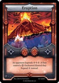 Eruption - Divine Champions: Sunstrike Starter Decks - Elestrals card