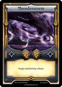 Thunderstorm - Divine Champions: Sunstrike Starter Decks - Elestrals card
