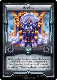 Aeolus - Divine Champions: Sunstrike Starter Decks - Elestrals card