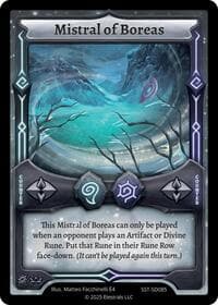 Mistral of Boreas - Divine Champions: Sunstrike Starter Decks - Elestrals card