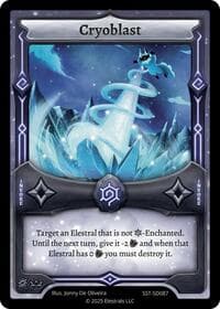 Cryoblast - Divine Champions: Sunstrike Starter Decks - Elestrals card