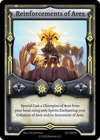 Reinforcements of Ares - Divine Champions: Sunstrike Starter Decks - Elestrals card