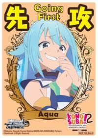 Going First (Aqua) - KONOSUBA -God’s blessing on this wonderful world! Re:Edit - Weiss Schwarz card