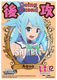 Going Second (Aqua) - KONOSUBA -God’s blessing on this wonderful world! Re:Edit - Weiss Schwarz card