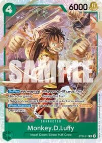 Monkey.D.Luffy - ST-30: Starter Deck 30 EX Luffy & Ace - One Piece Card Game card