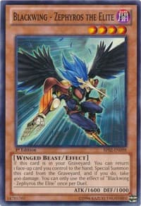 Blackwing - Zephyros the Elite - Battle Pack 2: War of the Giants - YuGiOh card