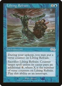 Lilting Refrain - Urza's Saga - Magic: The Gathering card