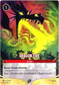 Dragon Fire (9/C2) - Disney Lorcana Promo Cards - Disney Lorcana card