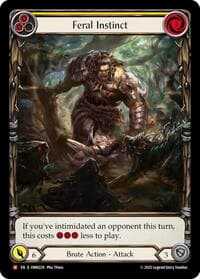 Feral Instinct (Extended Art) - Omens of the Third Age - Flesh and Blood TCG card
