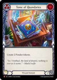 Tome of Quandaries - Omens of the Third Age - Flesh and Blood TCG card