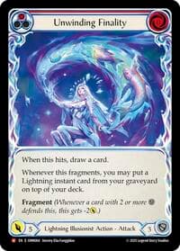 Unwinding Finality - Omens of the Third Age - Flesh and Blood TCG card