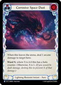 Corrosive Space Dust (Red) - Omens of the Third Age - Flesh and Blood TCG card