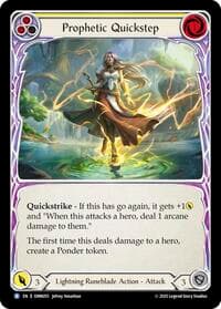 Prophetic Quickstep - Omens of the Third Age - Flesh and Blood TCG card