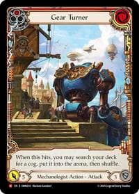 Gear Turner (Extended Art) - Omens of the Third Age - Flesh and Blood TCG card