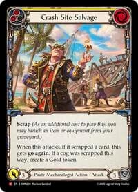 Crash Site Salvage - Omens of the Third Age - Flesh and Blood TCG card