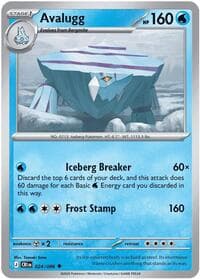 Avalugg - ME04: Chaos Rising - Pokemon card