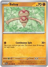 Baltoy - ME04: Chaos Rising - Pokemon card