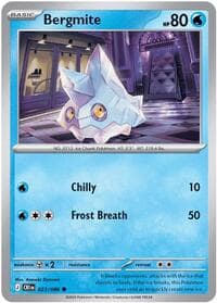 Bergmite - ME04: Chaos Rising - Pokemon card