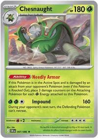 Chesnaught - ME04: Chaos Rising - Pokemon card