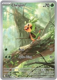 Chespin - ME04: Chaos Rising - Pokemon card