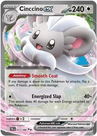 Cinccino ex - ME04: Chaos Rising - Pokemon card